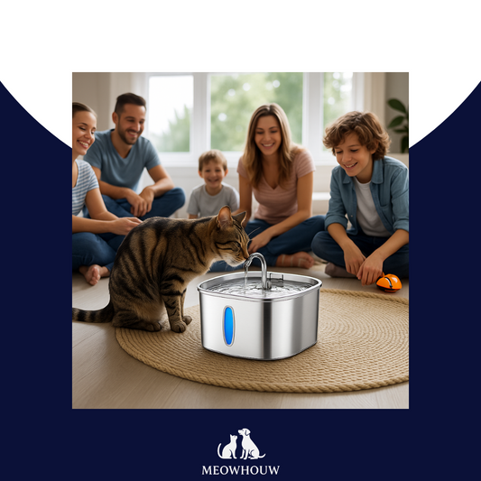The Stainless Steel Cat Fountain: Fresh, Flowing Water for Happy, Hydrated Pets!