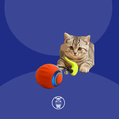JagdBall™ – Interaktives Katzenspielzeug mit Schwanz & Sound