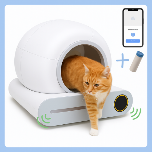 Tonepie TiPro 2025 – Intelligente Selbstreinigende Katzentoilette 65L, Vollautomatisch & Geschlossen