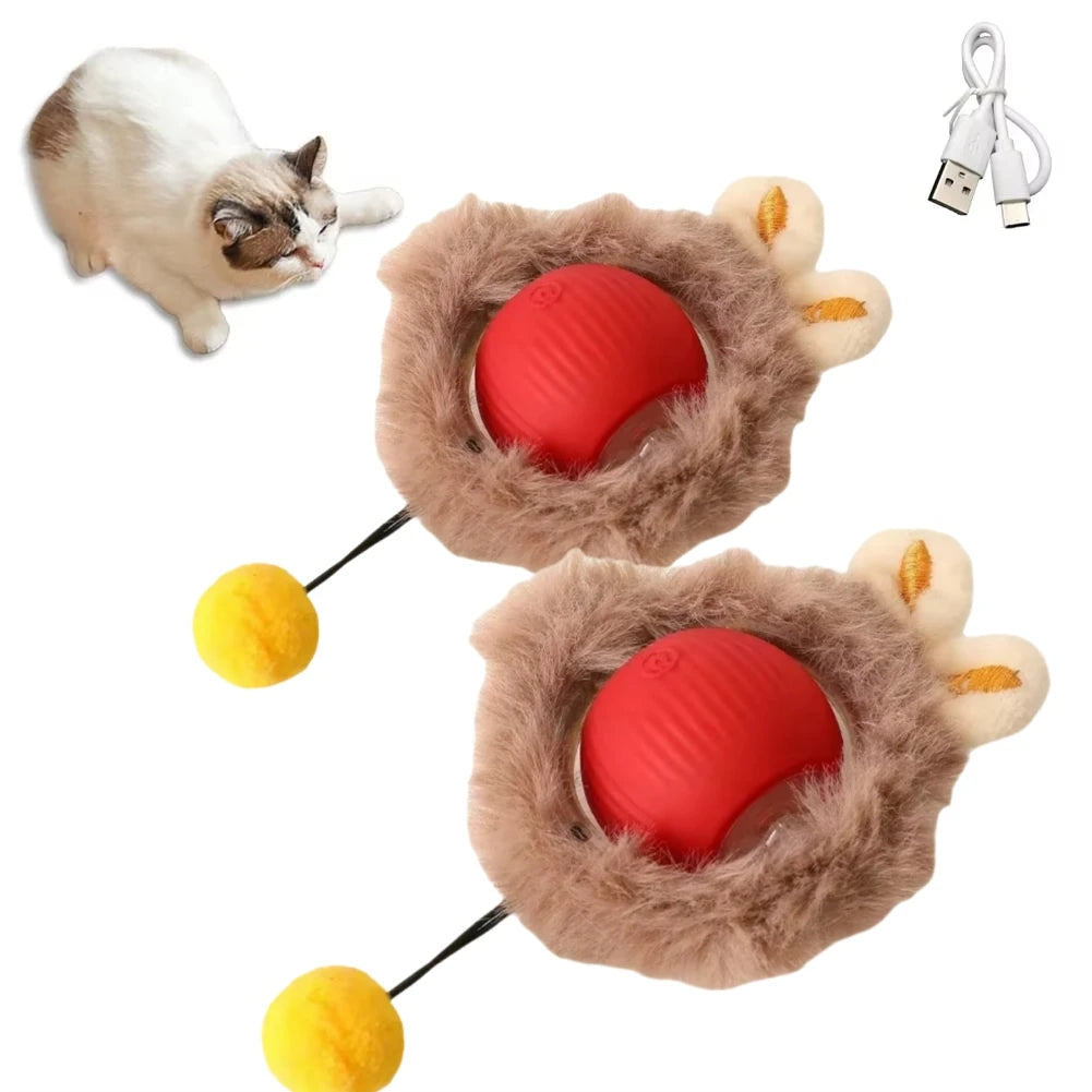 JagdBall™ – Interaktives Katzenspielzeug mit Schwanz & Sound