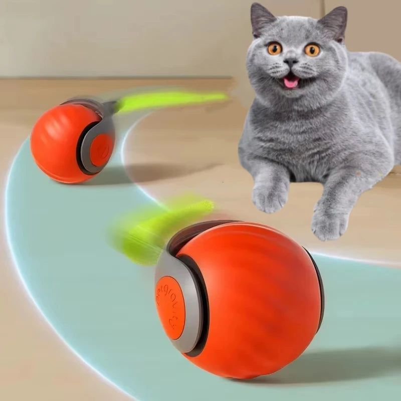 JagdBall™ – Interaktives Katzenspielzeug mit Schwanz & Sound