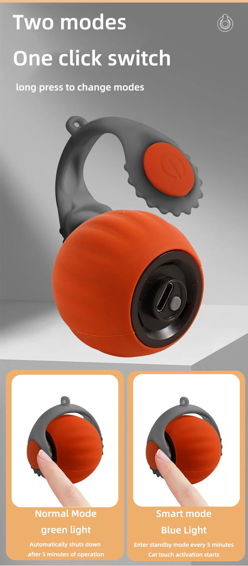JagdBall™ – Interaktives Katzenspielzeug mit Schwanz & Sound