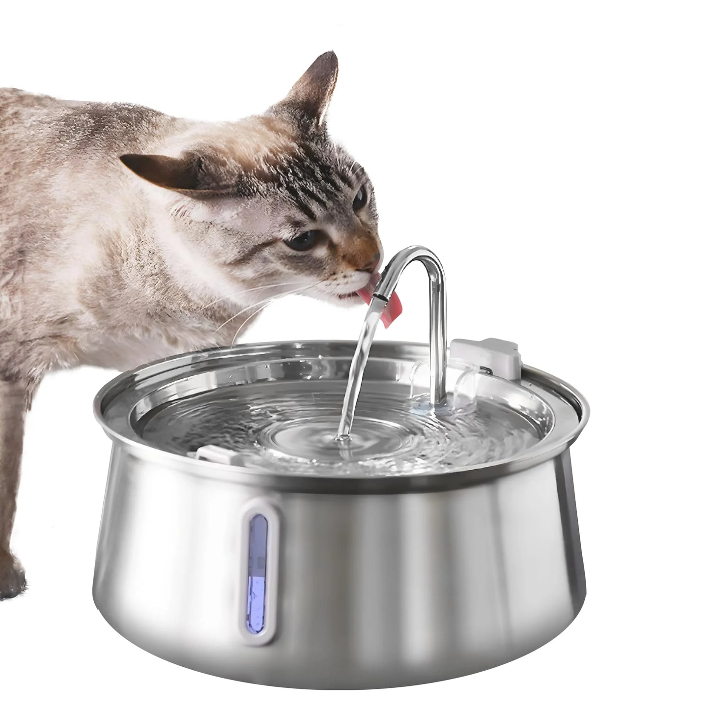 Cat Fountain Stainless Steel Pet Water Feeder 4L