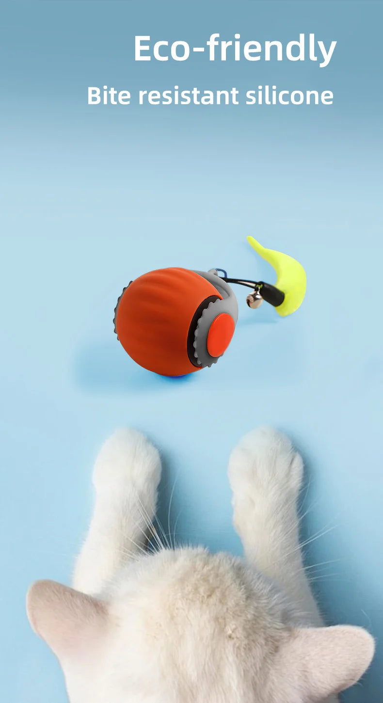 JagdBall™ – Interaktives Katzenspielzeug mit Schwanz & Sound