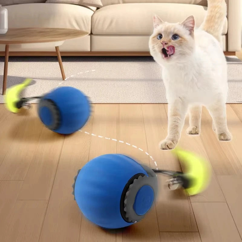 JagdBall™ – Interaktives Katzenspielzeug mit Schwanz & Sound