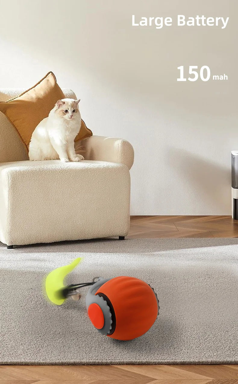 JagdBall™ – Interaktives Katzenspielzeug mit Schwanz & Sound