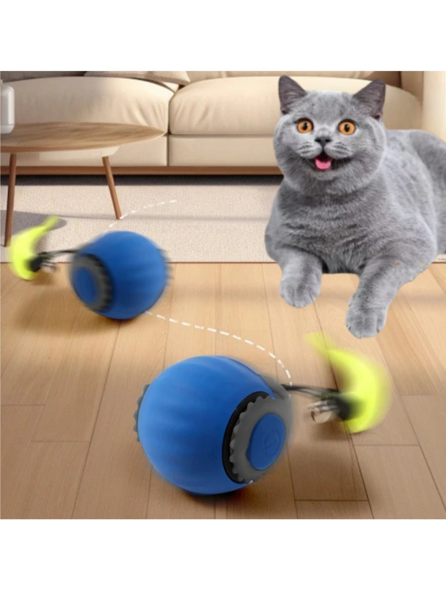 JagdBall™ – Interaktives Katzenspielzeug mit Schwanz & Sound