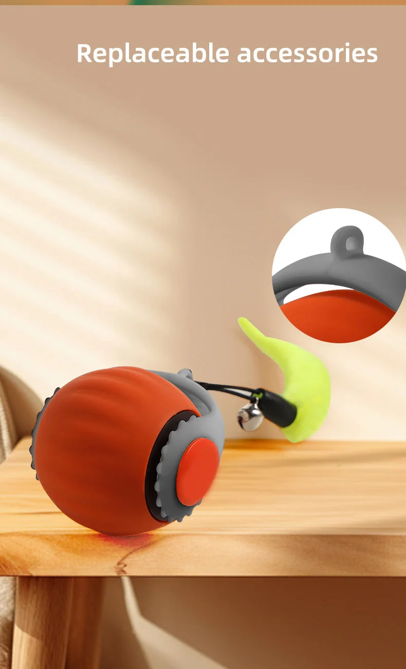 JagdBall™ – Interaktives Katzenspielzeug mit Schwanz & Sound
