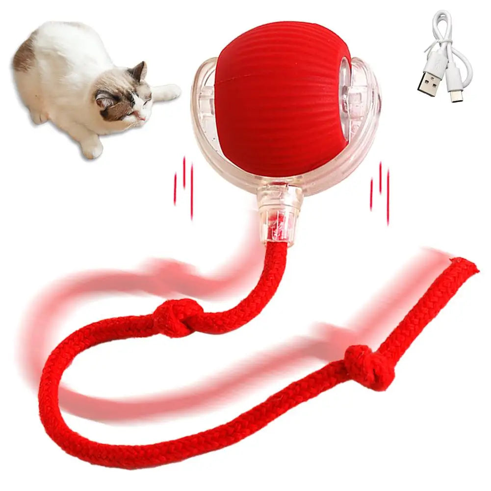 JagdBall™ – Interaktives Katzenspielzeug mit Schwanz & Sound
