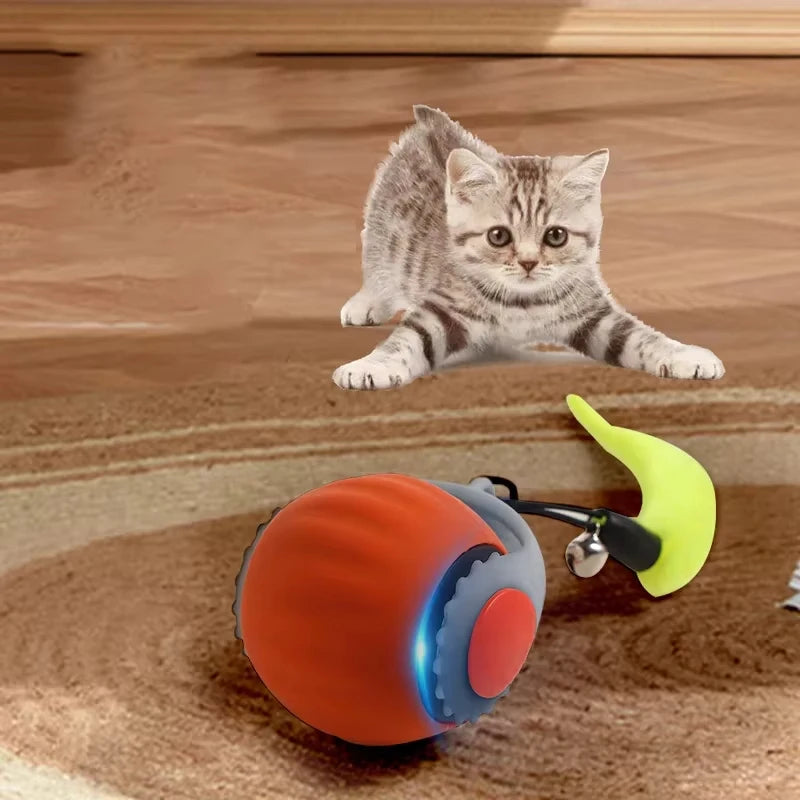 JagdBall™ – Interaktives Katzenspielzeug mit Schwanz & Sound
