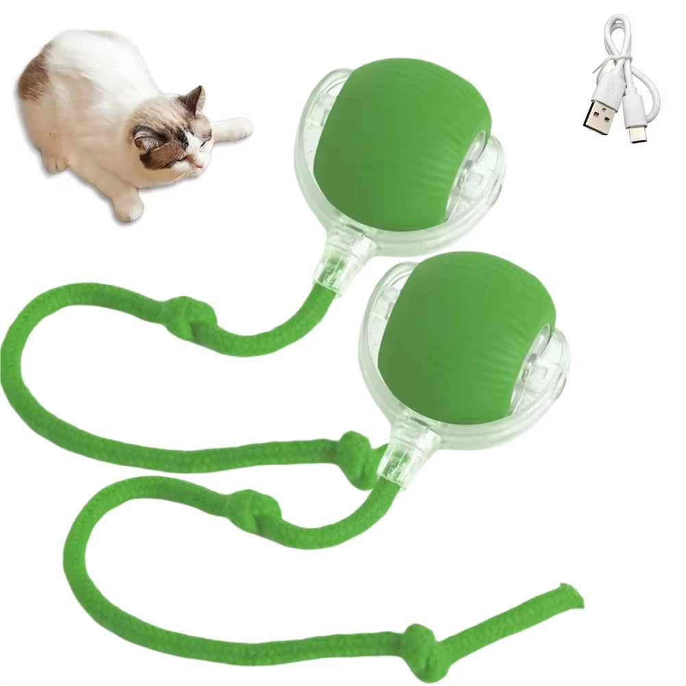 JagdBall™ – Interaktives Katzenspielzeug mit Schwanz & Sound